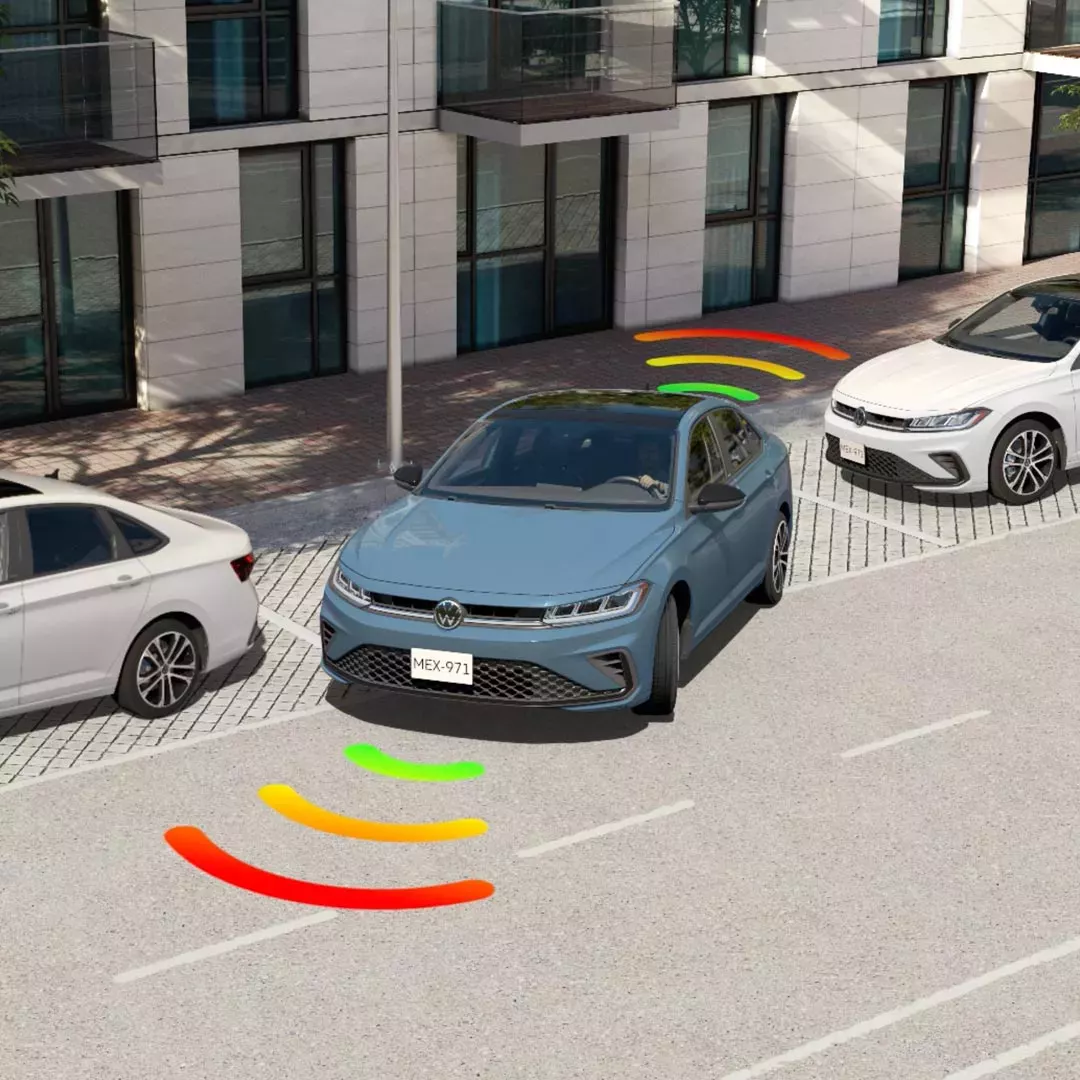 Sensores de estacionamiento delanteros y traseros